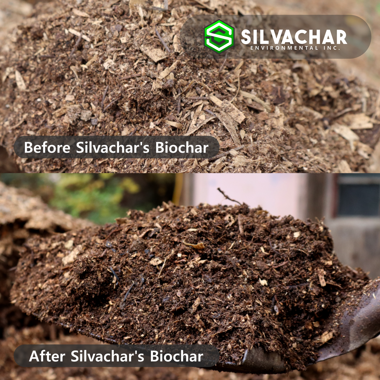 10 PACK Biochar Bags - Perfect for house plants and small gardens.