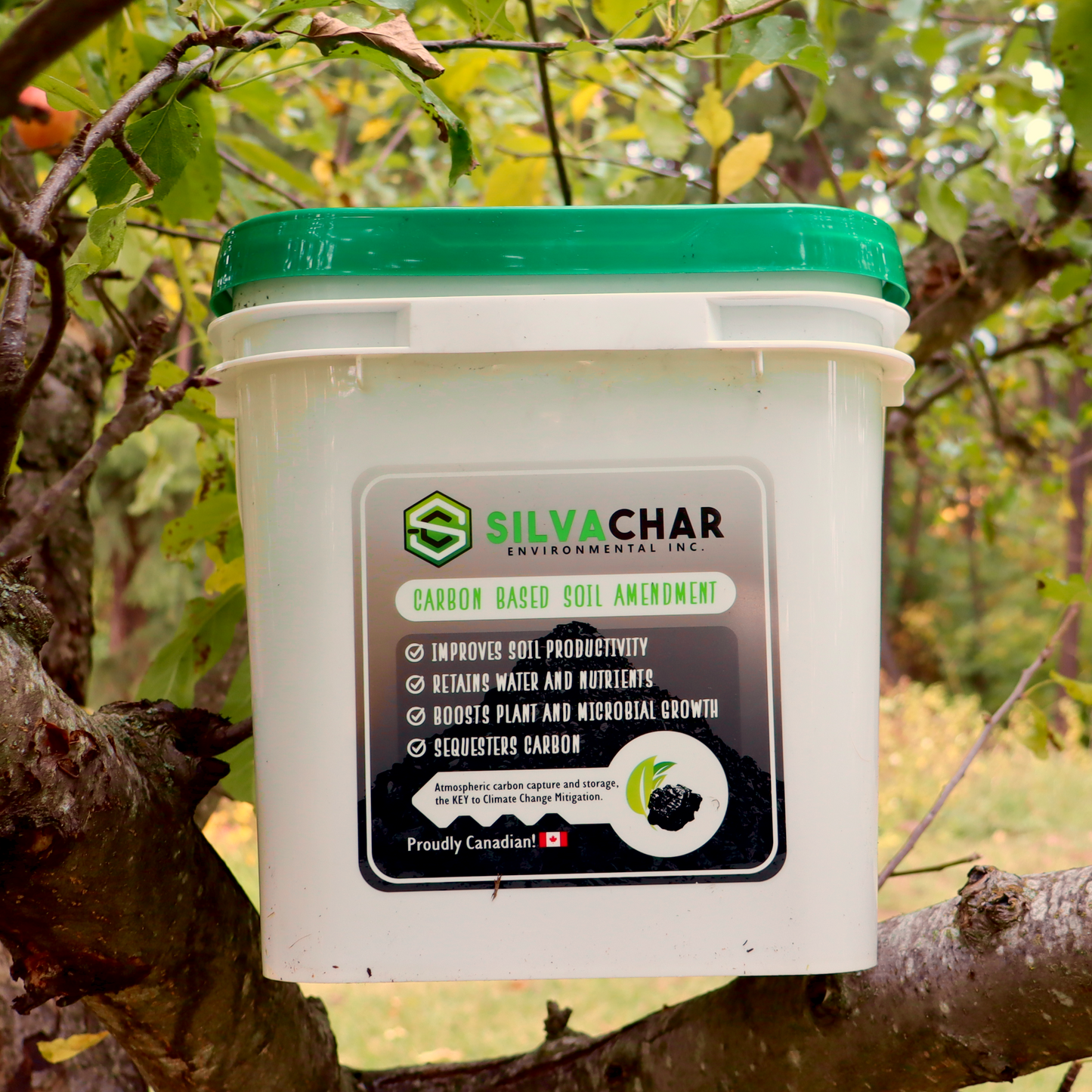10 L Biochar <2 mm Bucket for Gardens and Lawns - 30% more Biochar