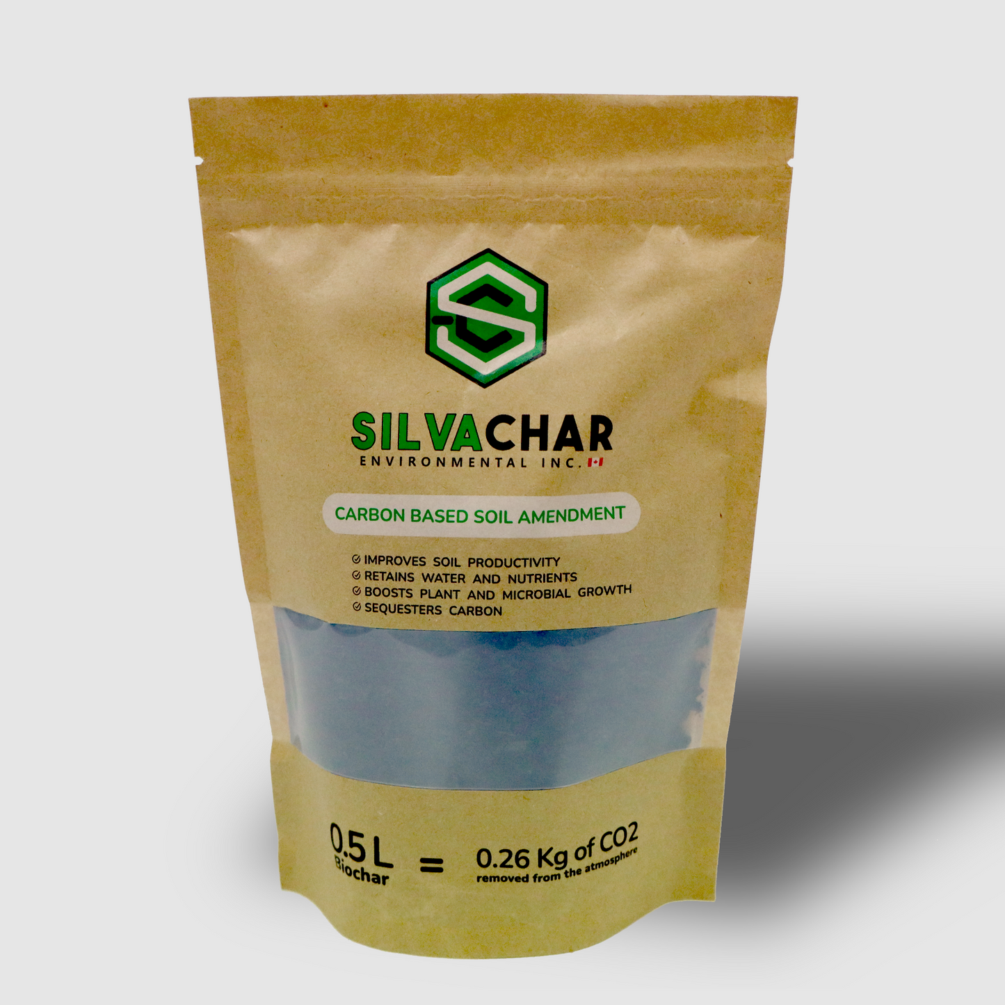 10 PACK Silvachar's Biochar (0.5 L each) 100% Biodegradable Bag for house plants. (Copy)