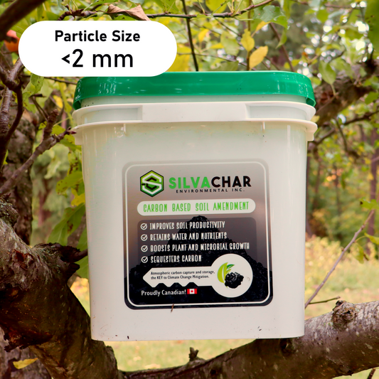 10 L Biochar <2 mm Bucket for Gardens and Lawns - 30% more Biochar