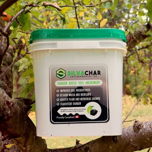 Silvachar's 10 L Biochar Bucket for Gardens